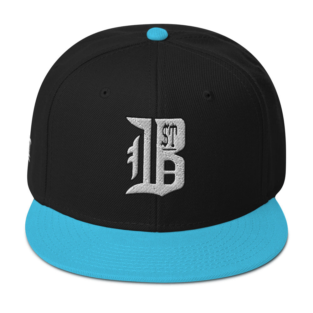 "1ST BALLOT" -- Snapback Hat (Embroidered White Design)