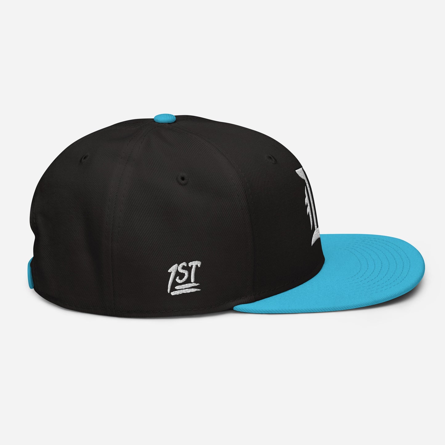 "1ST BALLOT" -- Snapback Hat (Embroidered White Design)