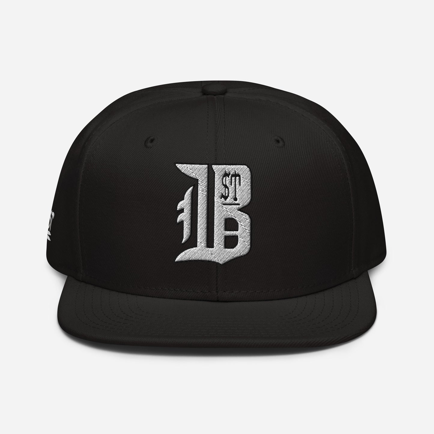 "1ST BALLOT" -- Snapback Hat (Embroidered White Design)