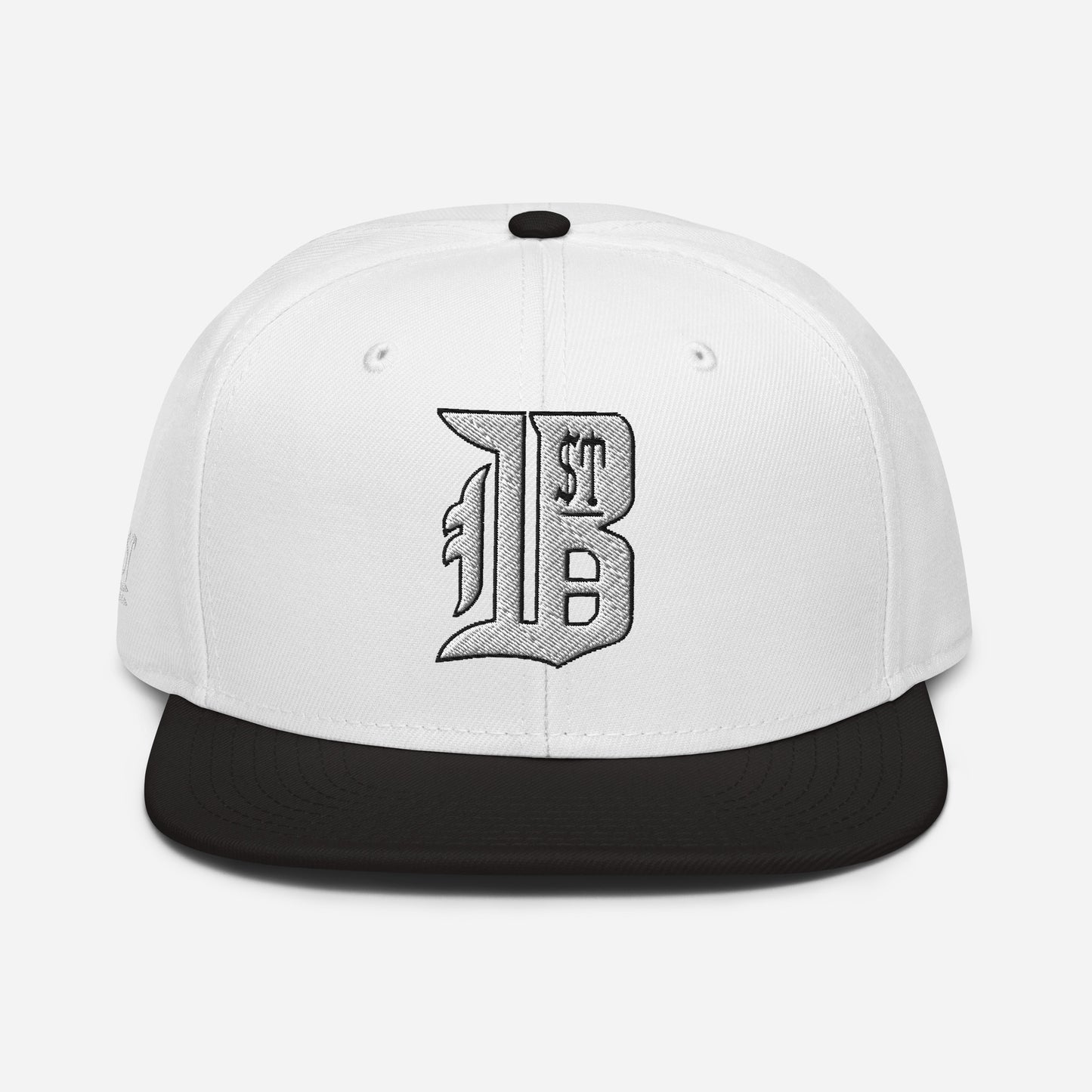 "1ST BALLOT" -- Snapback Hat (Embroidered White Design)