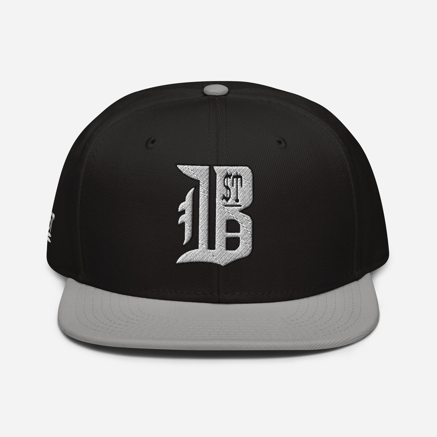 "1ST BALLOT" -- Snapback Hat (Embroidered White Design)