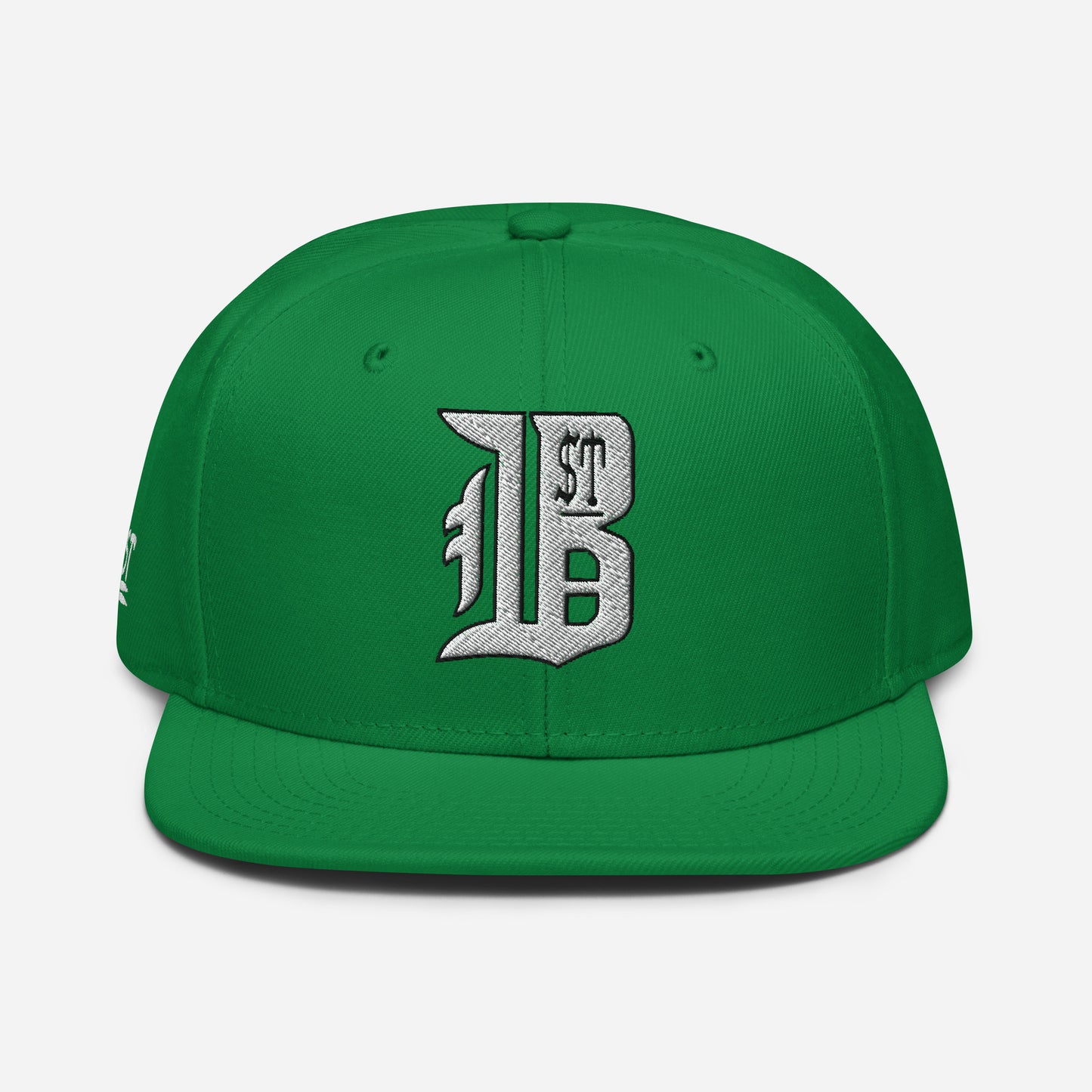 "1ST BALLOT" -- Snapback Hat (Embroidered White Design)