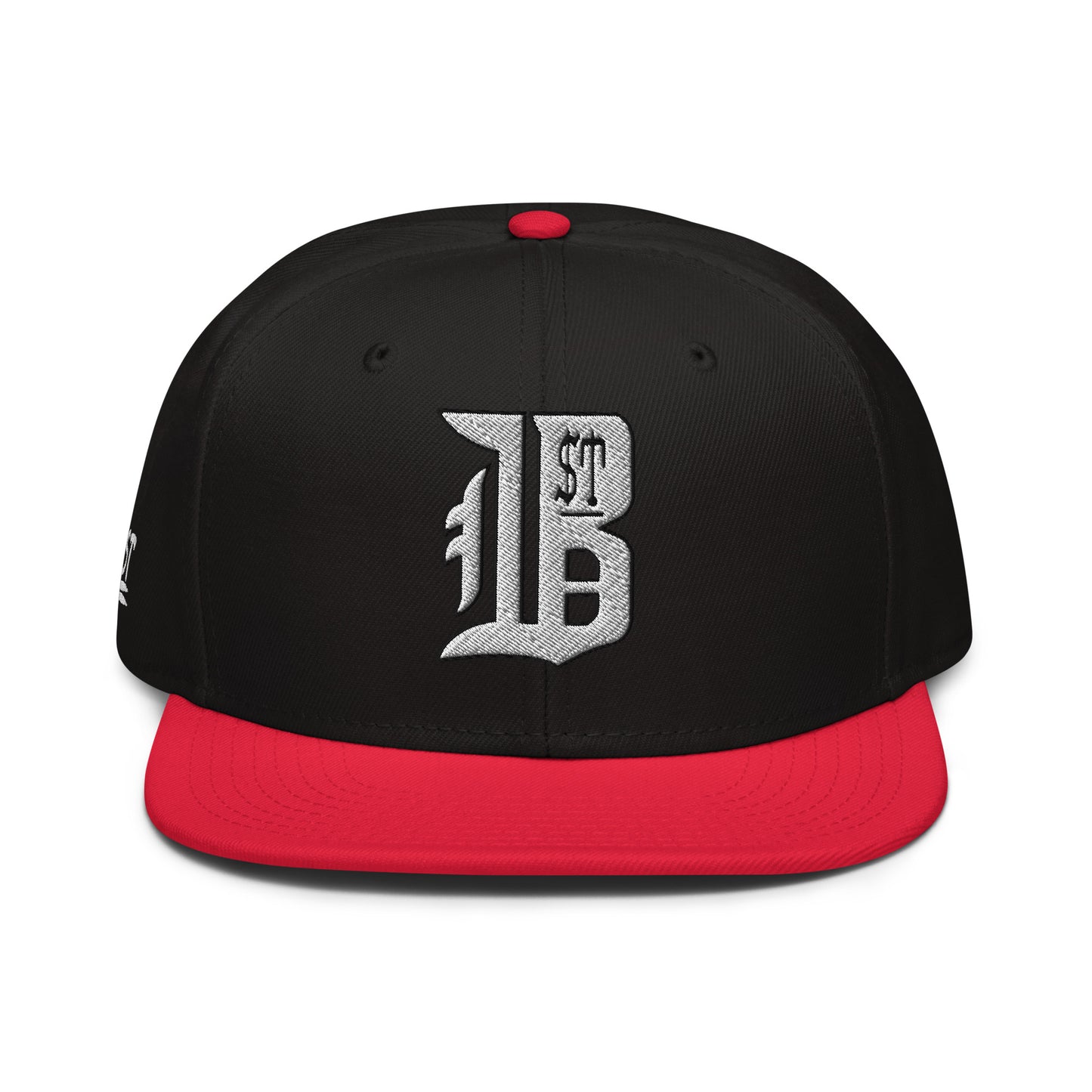 "1ST BALLOT" -- Snapback Hat (Embroidered White Design)