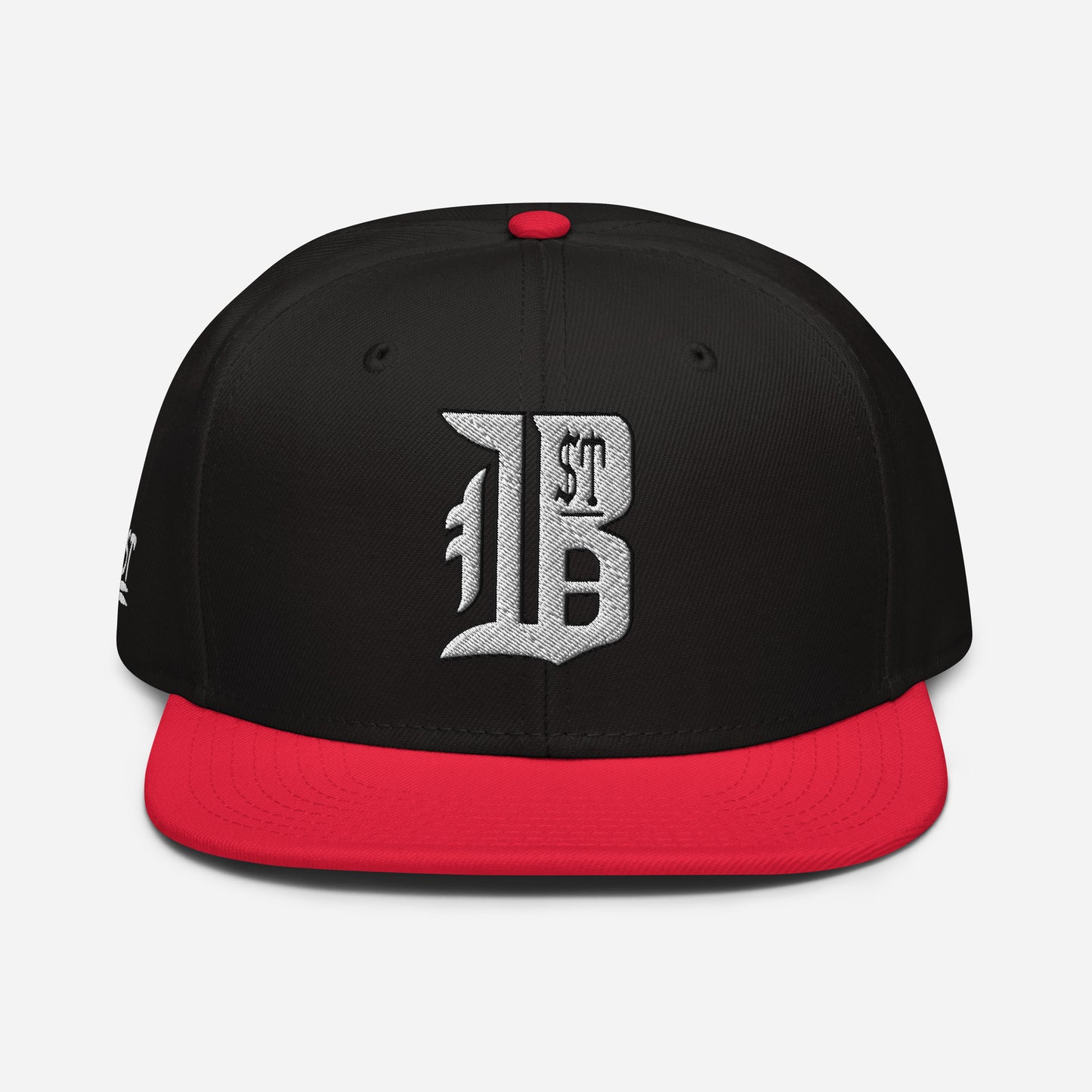 "1ST BALLOT" -- Snapback Hat (Embroidered White Design)